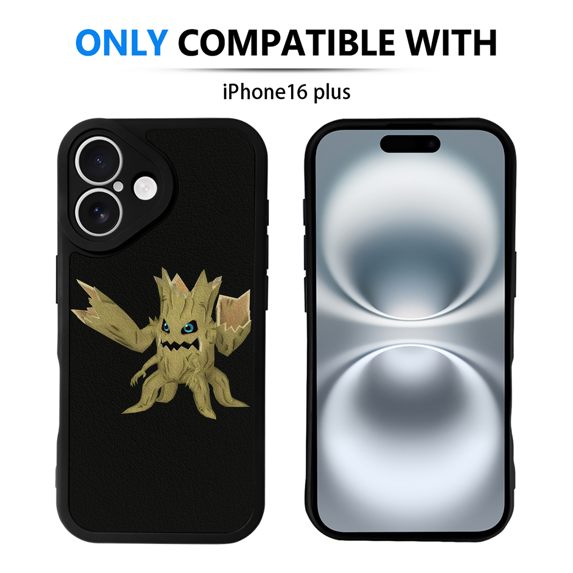（画像用） Digimon デジタルモンスター/デジモン 【iPhone 16シリーズ対応】シリコンスマホケース（レザー調） 材質：シリコン
